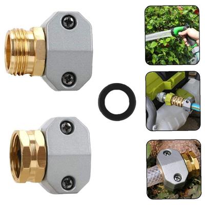 Gartenschlauchverbinder, Wasserschlauchverbinder, Garten Hochleistungsverbinder Set männlich und weiblich