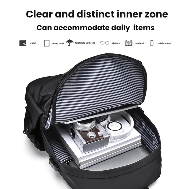 Multi Functional Men's Backpack, Large Storage Capacity, Casual Backpack, Universal College Student Backpack, Travel Backpack
