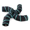 Indoor Cat Tunnel 4 Way Pet Play Tunnel Collapsible Tunnel Tube Kitty Tunnel Peek Hole Toy Pet Toys