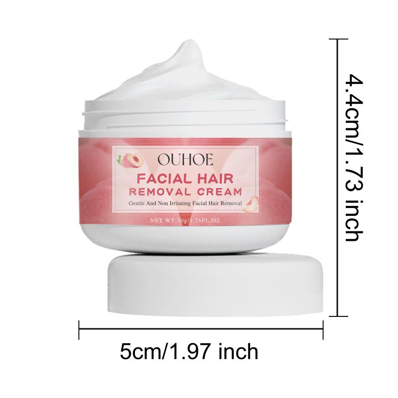 Peach Hair Removal Cream skin cleansing facial lip fine hair Painless rapid Depilatory Permanent Remover Hair Growth Inhibitor