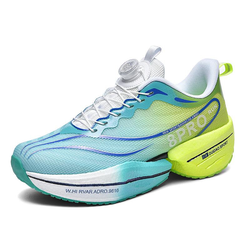 

F8 running shoes rotating button sneakers spring and summer low-top mesh cloth surface men s and women s low-top thick-soled breathable jogging shoes 45