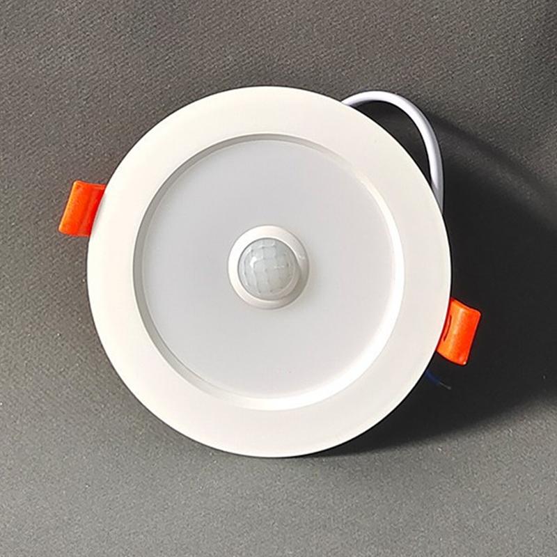 Human Body Motion Sensor Spot Led Downlight Lamparas 220V Ceiling Light 5W 7W 9W Cold White Panel Light For Hallway Stair Depot