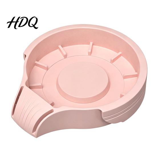 Drainage Cup Holder Base Storage for Ninja Creami Cups Silicone Tray Design Intelligent Kitchen Countertop Organizer Anti-Spill Sloped to Eliminate