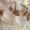 Invisible Low-neck Seamless Thin Chest Gathering Jelly Strip Lifting Square Collar Thin Bra Cover