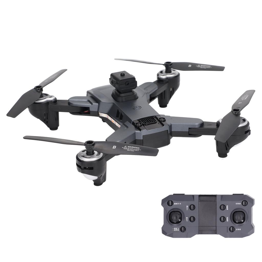 4K Drone Plastic Electronic Components Silver Gray ESC Dual Cameras Foldable Optical Flow Positioning UAV for Above 14