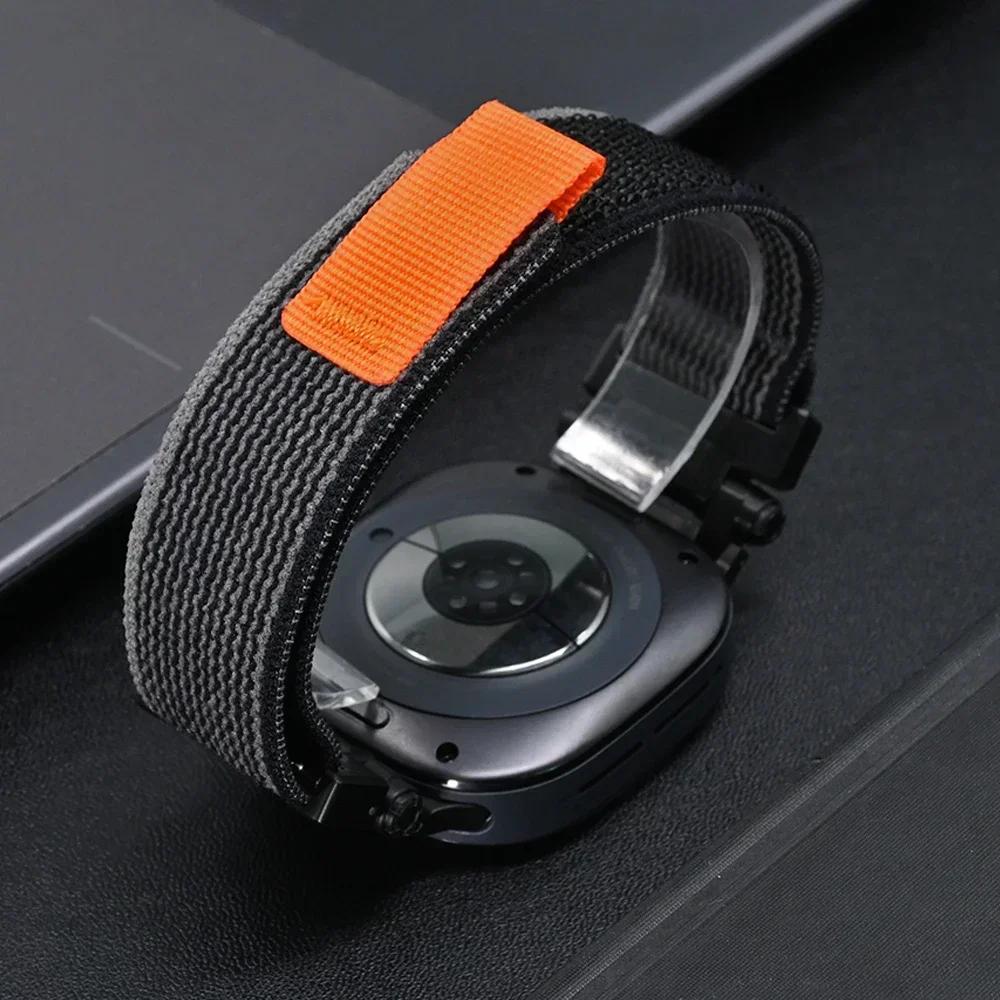 Trail Loop Nylon Band For Samsung Galaxy Watch 7 Ultra 47mm Strap Men Bracelet for SAMSUNG ULTRA 47 47MM Stainless Steel Correa