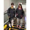Girls' Retro Style Denim Baseball Jacket for Autumn