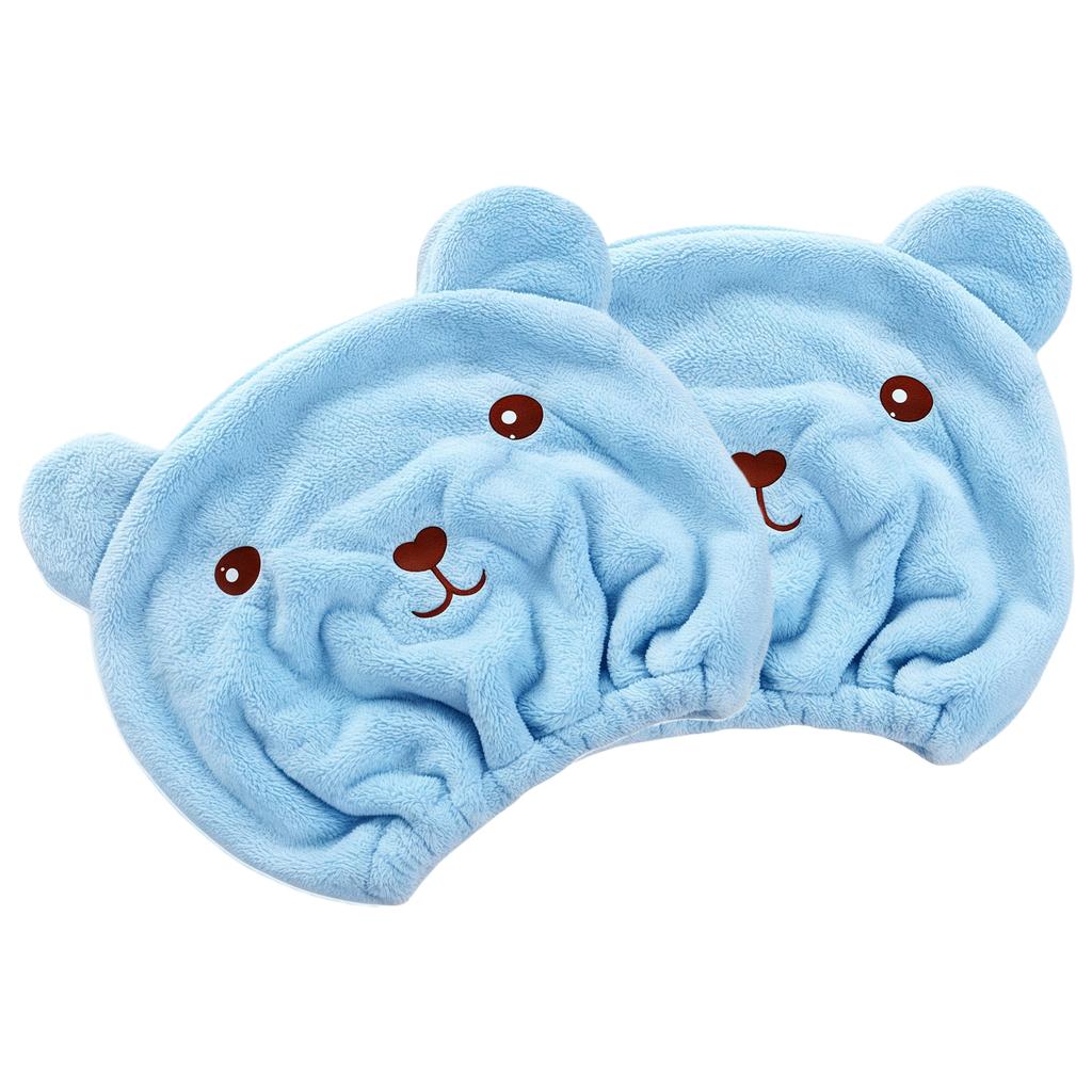Fast Absorbent Dry Hair Cap Thick Corals Fleece Hair Towel Gentle On Hair Post Shower Swimming Use Head Cover Protections
