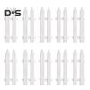 5/10/25 Pcs Christmas Fence White Picket Fence for Xmas Tree Easy Assembly Reusable Christmas Fence for Holiday Indoor Decoration