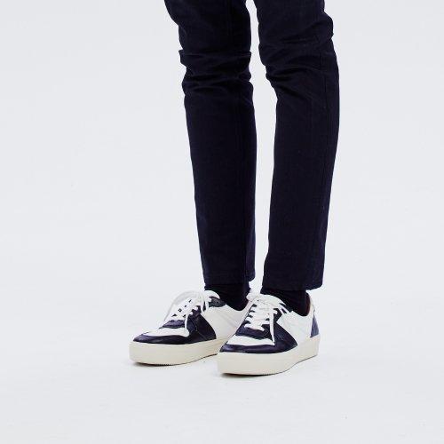 [Guil.F] Chester Retro Sneakers in Kipskin Killer Whale gf2202bw
