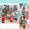 Creative Christmas Wine Bottle Cover Knitted Scarf Style With Festive Designs