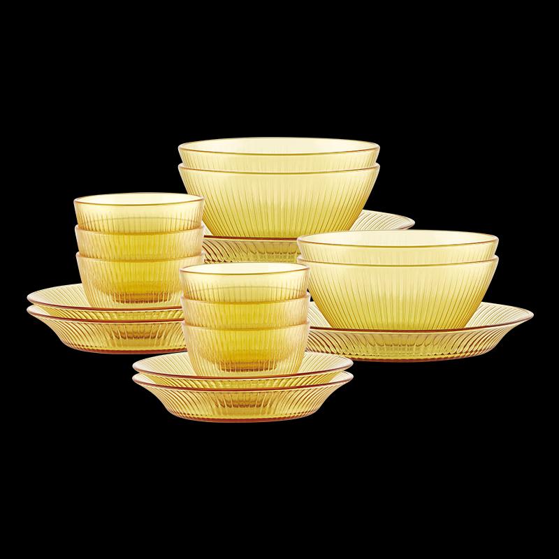 Набор из 16 стеклянных изделий Snapware Corning Crystal