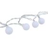 LED String Lights, Warm White Ball Fairy Lights, Waterproof Decorative Starry Lights for Bedroom Patio Parties, Battery Powered