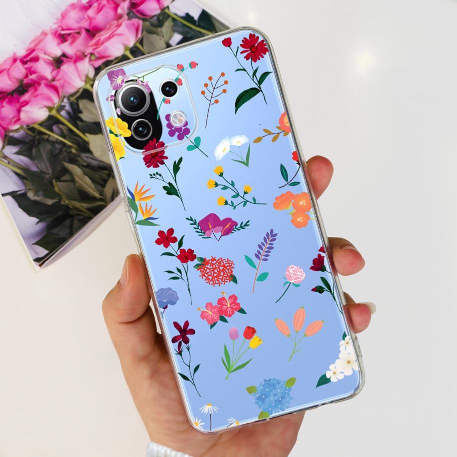For Xiaomi 11 Lite NE 5G Case Cute Astronaut Cover Clear Soft Silicone Phone Funda For Xiaomi 11 Lite 4G Coque on Mi 11Lite Capa