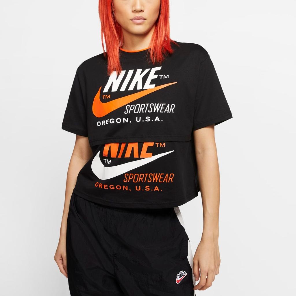 Nike T Shirt Women's Black US Version CJ2040-010