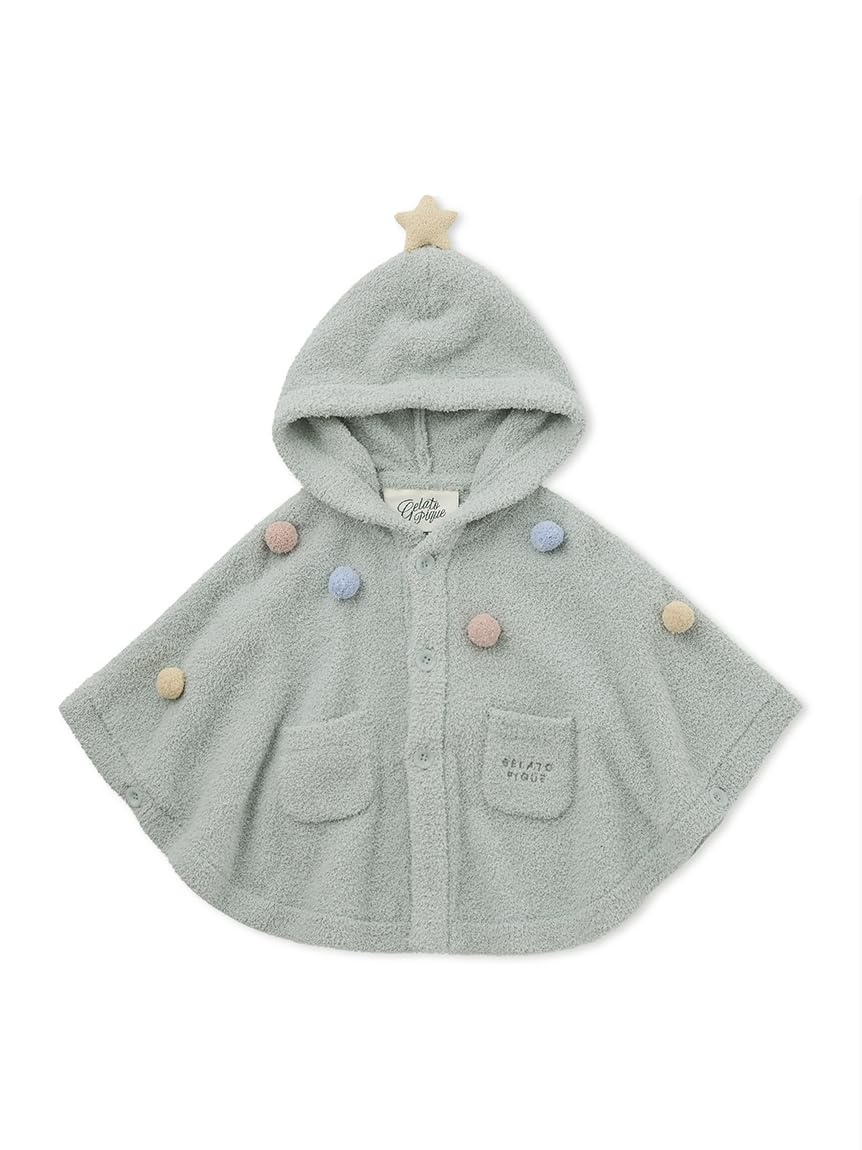 

Gelato Pique HOLIDAY BABY Baby Moko Poncho PBNT245439 GRN зелёный