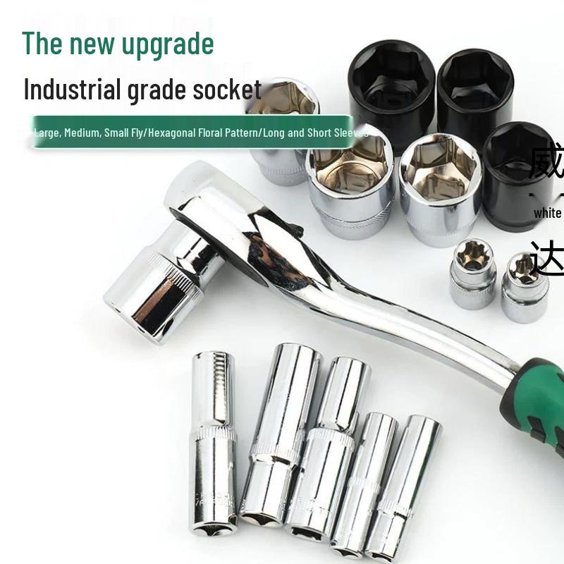 Weibaida Multi-functional Socket Wrench & Ratchet Toolbox Set