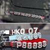 210pcs/lot 8mm Rhinestone Slide Letter Charms Alphabet A-Z For Bracelet Pet Collar Necklace DIY Jewelry Making Accessories