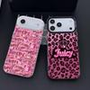Husă Telefon Juicy C-Couture Pentru iPhone 17 16 15 14 13 12 11 Pro Max Plus Argintiu candy Capac Mat