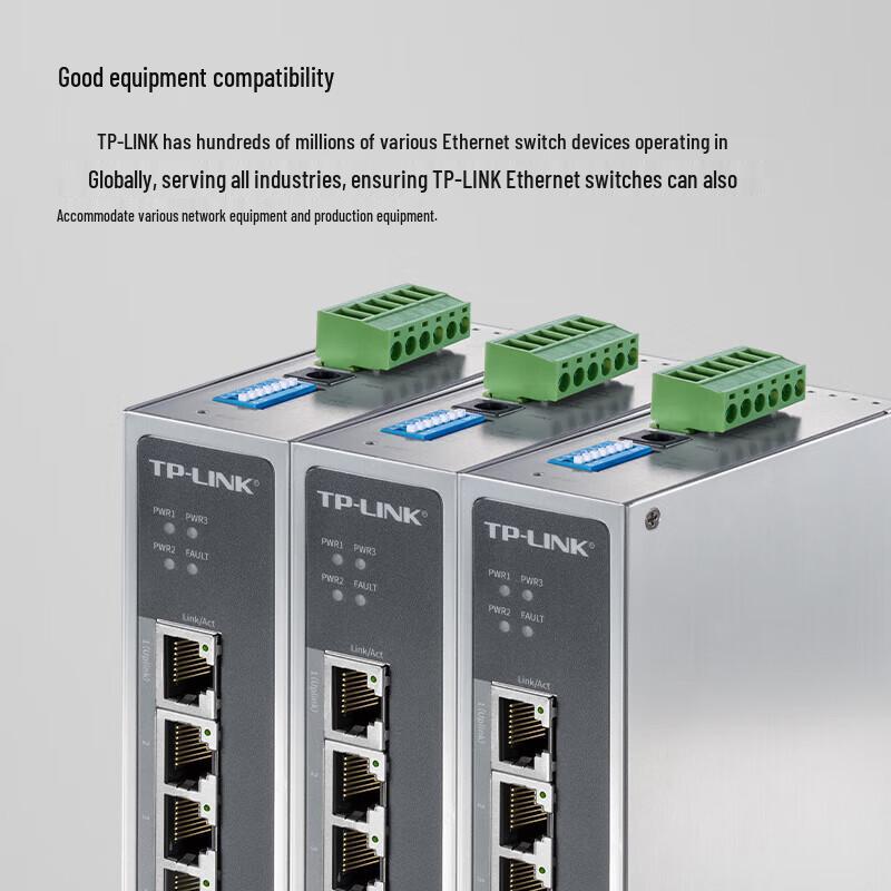 Tp-Link Industrial 5-Port Gigabit Ethernet Switch CN Plug (adapter Included)