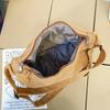 Canvas Bags For Women Vintage Handbags Casual Shoulder Crossbody Bag Eco Bag Korean Messenger Bag Unisex Black Shopper Bag