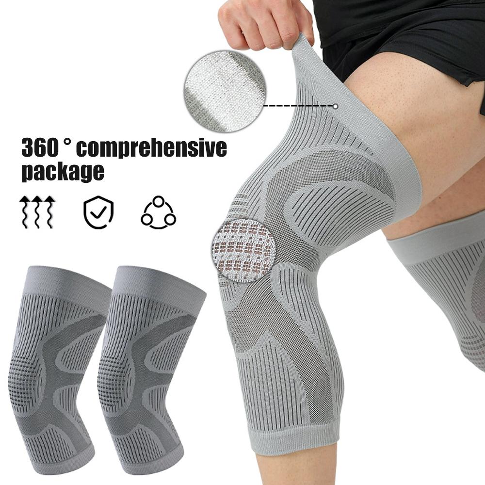 1Pair  Knee Brace Compression Sleeve For Knee Pain Support Arthritis Relief Unisex Knee Pain Relief Brace For Active Lifestyle