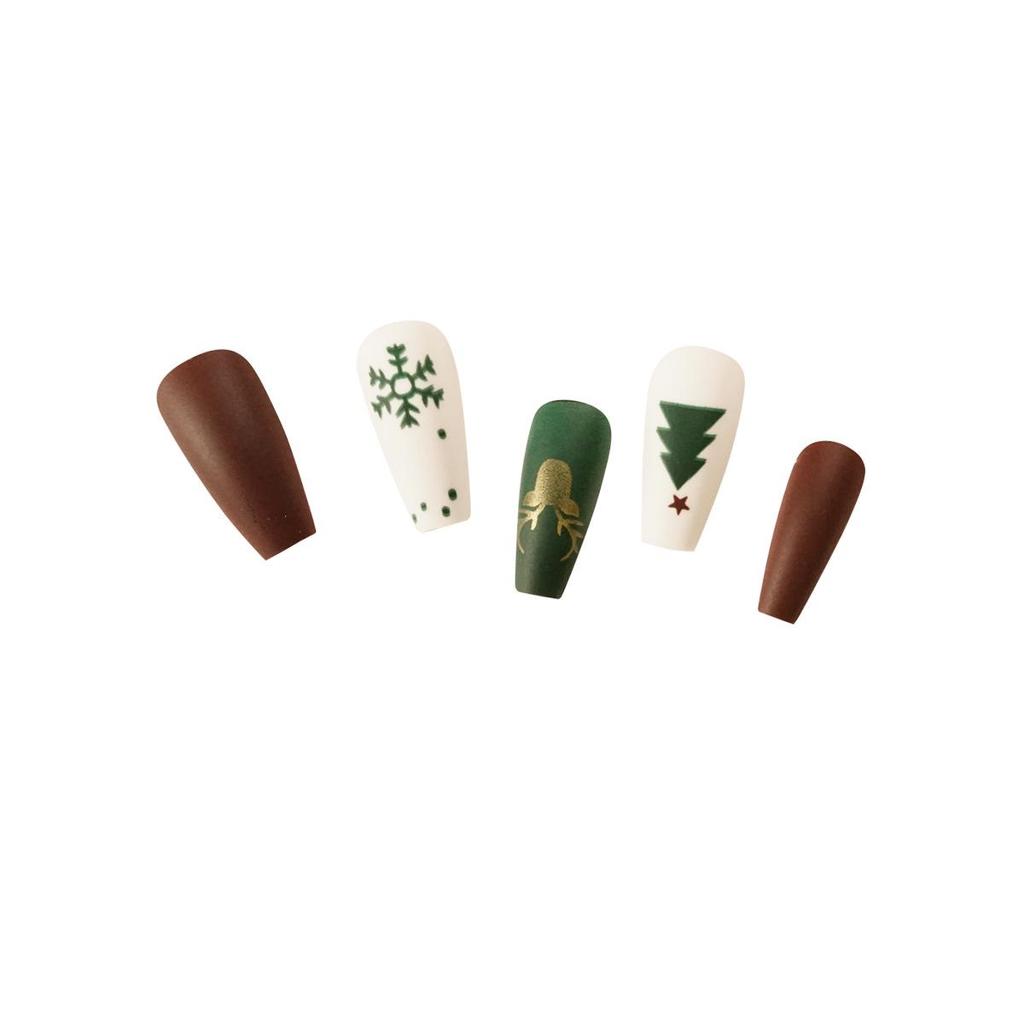 Christmas Manicure Collection: Press-On False Nails & Nail Stickers