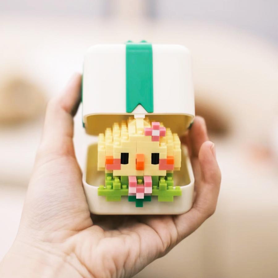 Cute Pet Series Gift Box Plastic Building Blocks DIY Assembled Toys Animals Toys For Kids Birthday Christmas Gifts