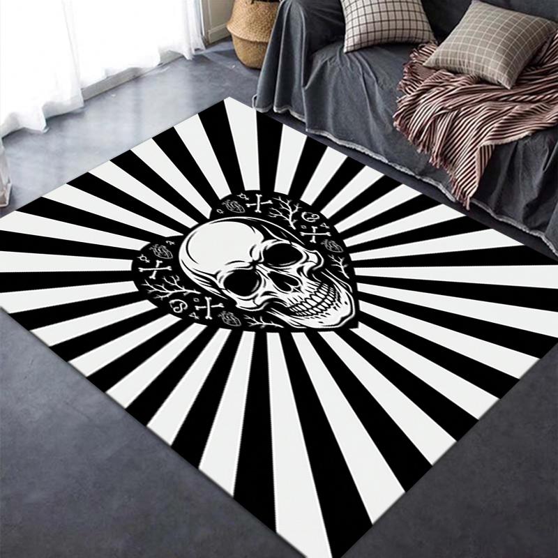 2025 New Skull Carpet Rug for Living Room Bedroom Home Sofa Decoration,Kids Play Non-slip Floor Mat53
