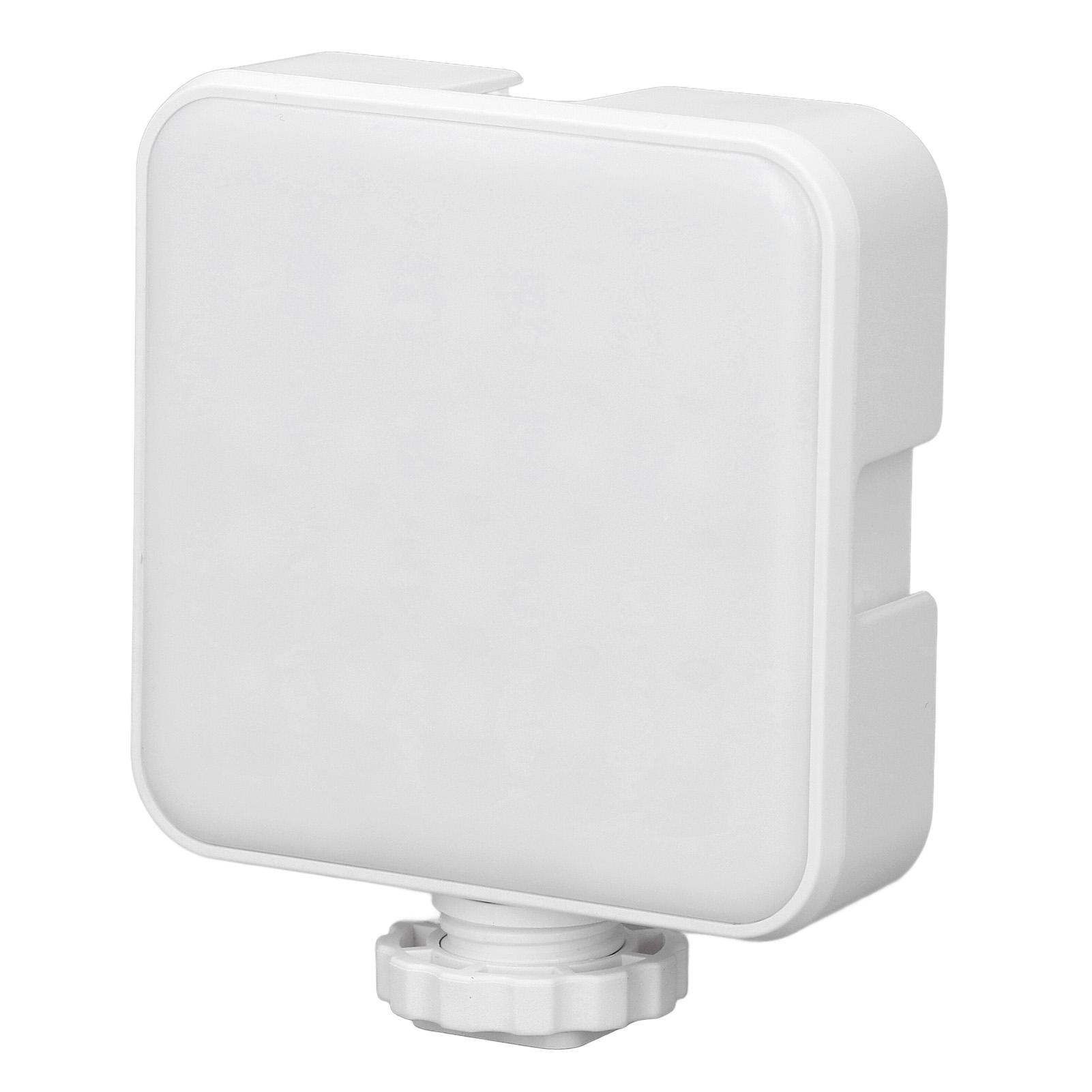 

RGB Видеосвет Светодиодный свет для камеры Полноцветный Портативный свет для фотографии с 3 креплениями «холодный башмак» белый