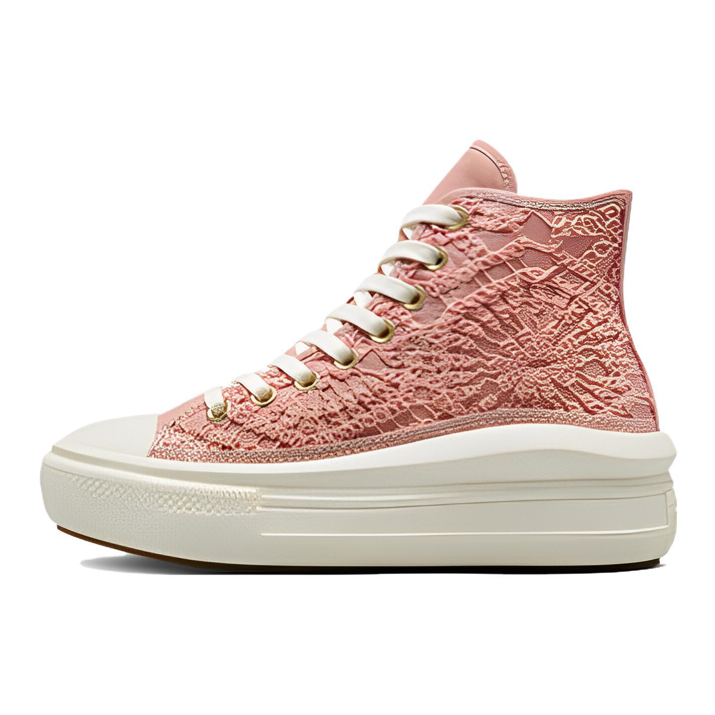 

Новые Converse Chuck Taylor All Star Move Platform Hi Daisy Cord Розово-ржавый Женские A03951C 41.5