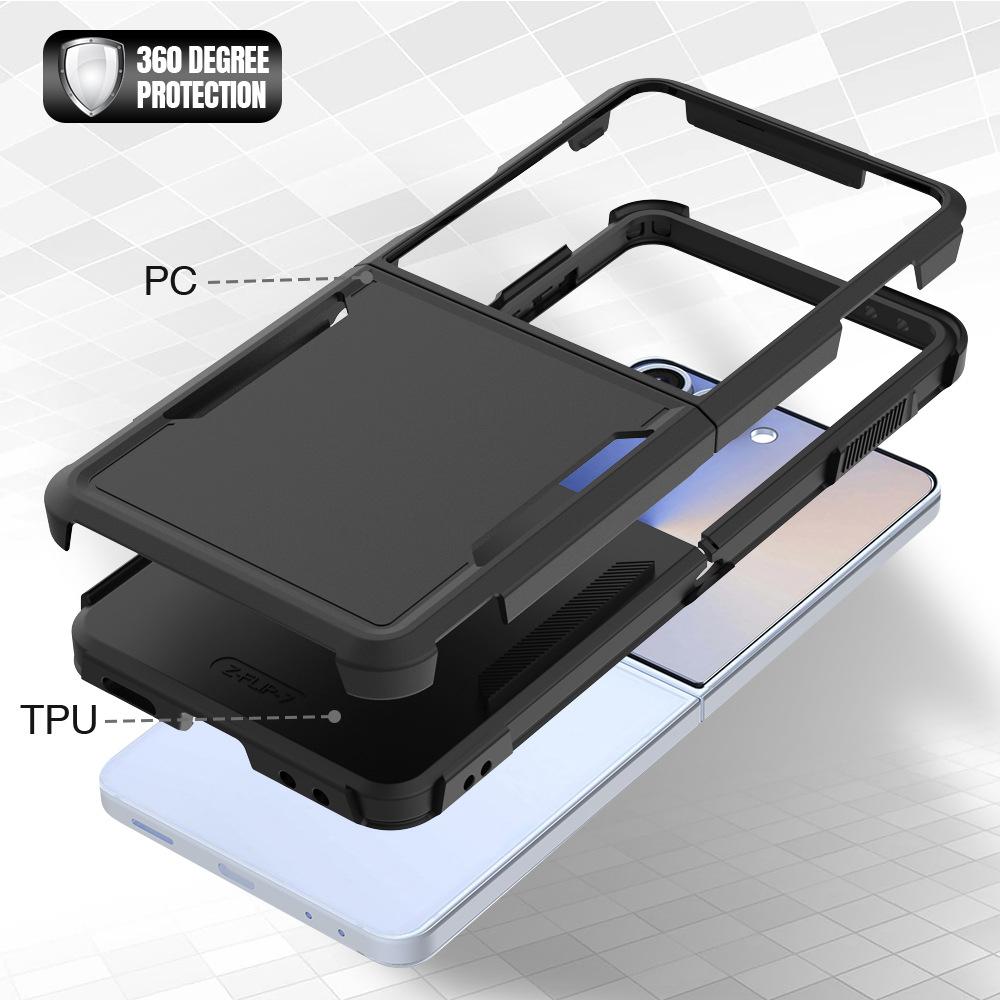 New Galaxy Z Flip 7 Phone Case All Inclusive Zfold7 Anti Drop for Samsung Up and Down Folding Screensaver Cover