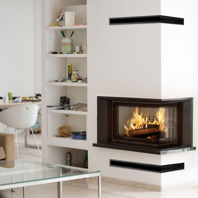 Smart Steel Fireplace KRATKI VNP 810/410 14 kW Ø 200 Lift-up MSK