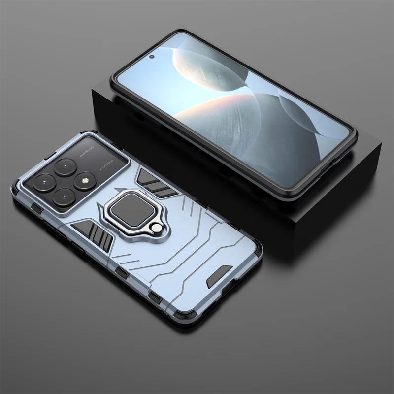 Magnetic Ring Kickstand Phone Case For Xiaomi 14T Pro Armor Bumper Shockproof Back Cover For Xiaomi mI 13T Pro 12T 11T Pro