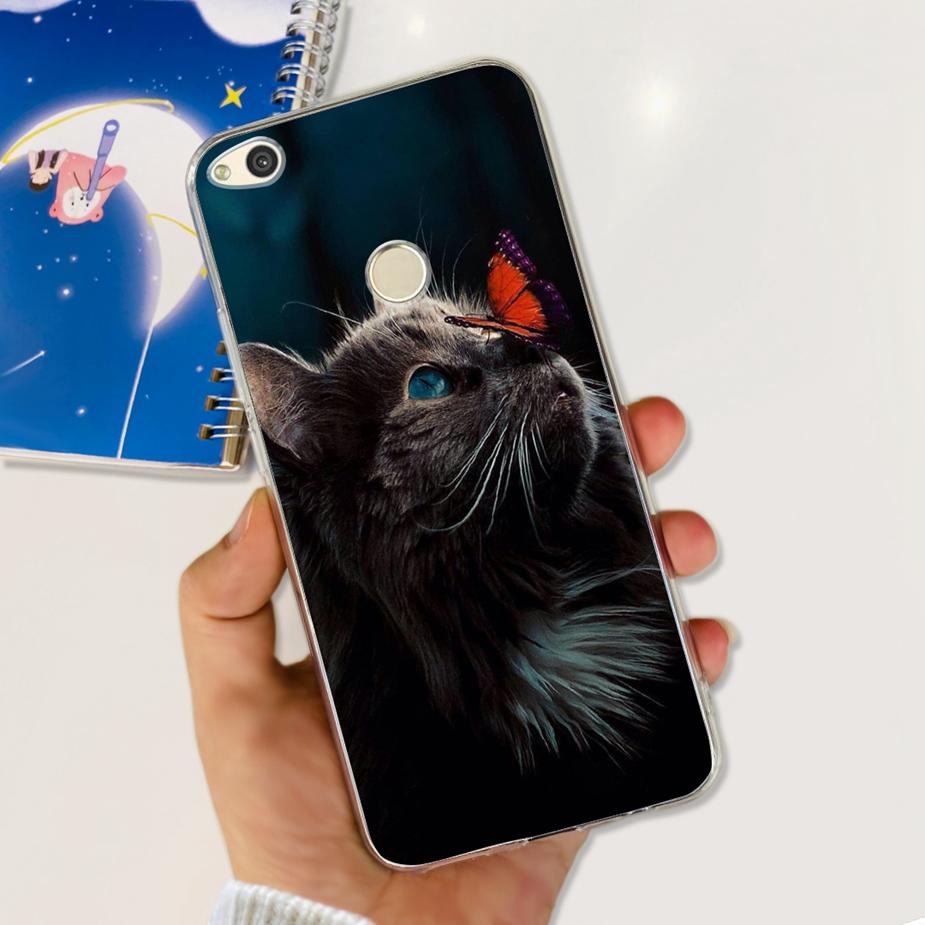 For Huawei P8 Lite 2017 Case Honor 8 Lite Popular Flowers Cartoon Cover Soft Silicone Phone Cases For Huawei P9 Lite 2017 Bumper