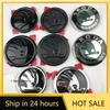 Car Sticker 2026 Hot 2Pcs 80mm 90mm Emblem For Skoda Fabia 1 2 Octavia A7 RS Superb Rapid Yeti Karoq Vision Car Head Front Rear