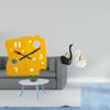 Nordic Minimalist Cheese Clock Swan Figurines Quiet Acrylic Wall Tabletop Ornament Art Crafts
