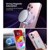 Coque de Protection - E.F.Connection - iPhone 17 Pro - avec Cercle Magnétique Rose - 2 Verre Trempé