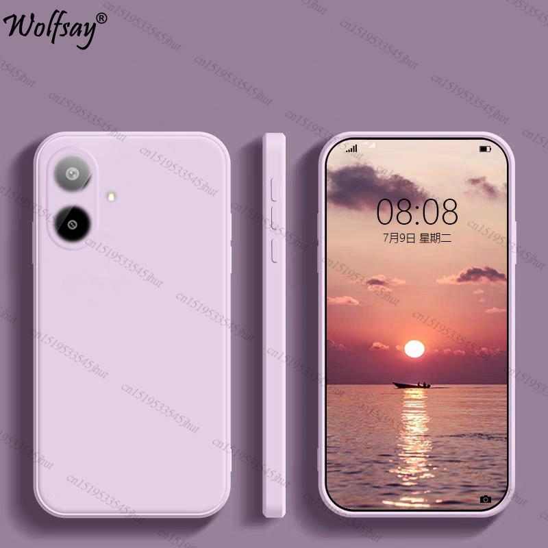 Case For Samsung Galaxy M07 Case Shockproof Original Liquid Silicone Back Case Samsung M07 Cover For Samsung M07 Soft TPU Funda