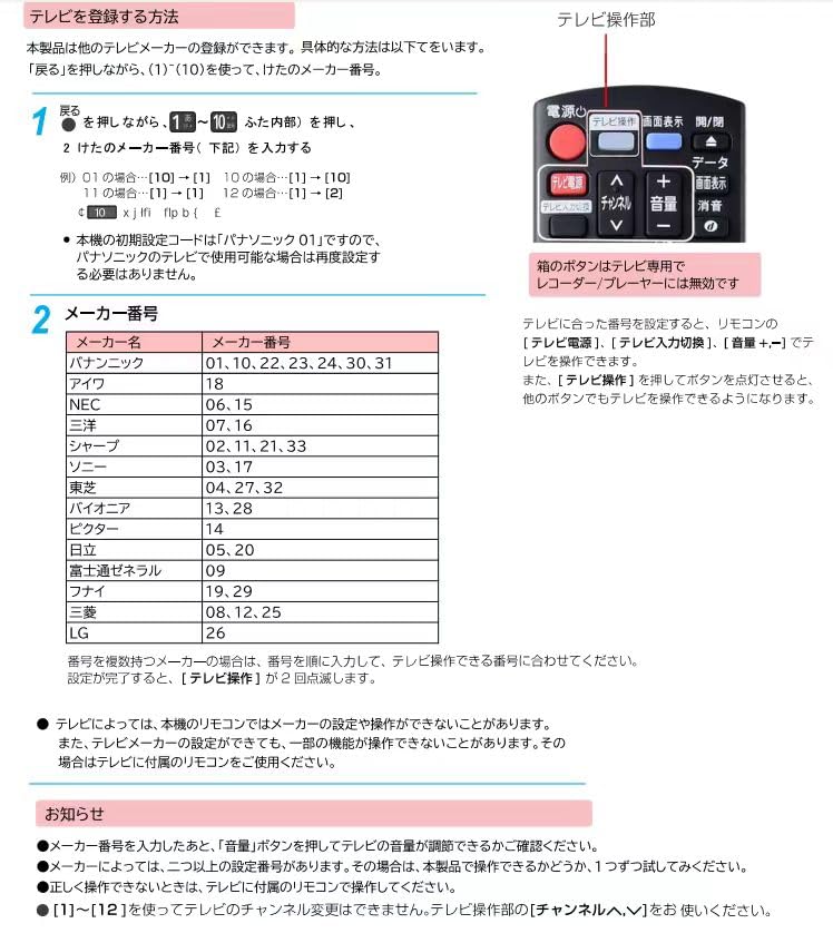 Panasonic Recorder Remote Control N2QAYB001173 for Panasonic BD Remote DIGA Remote Panasonic BD IR6 Remote Compatible with and Blu-ray IR6,