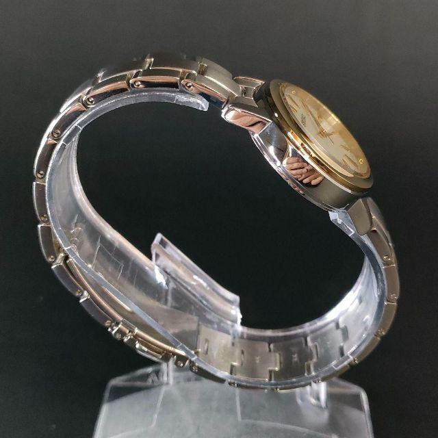 [USED] Seiko 1B21 Silver Gold Bezel Solar Watch