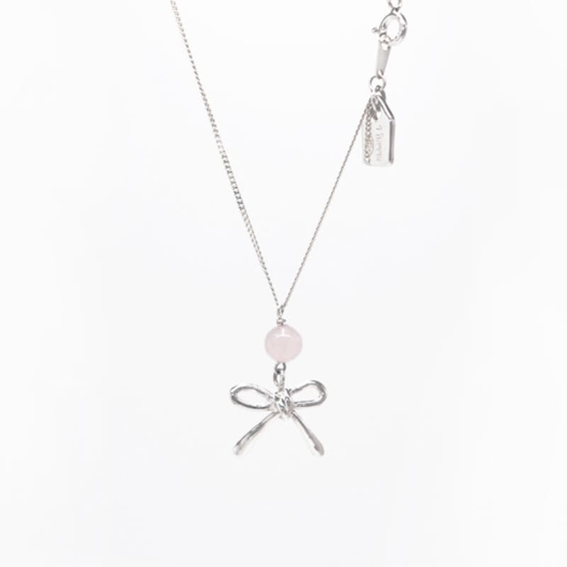 VINOOM ribbon ball necklace