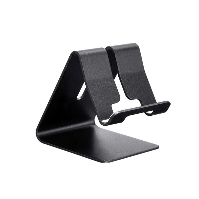 

Aluminum Alloy Desktop Mobile Phone Holder Bracket Can Print Corporate Logo Metal Lazy Mobile Phone Tablet Universal Mobile Phone Holder 2.0mm чёрный