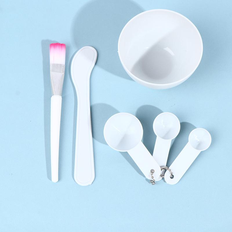 4Pcs Facial Brush Mask Bowl Spoon Set Mask Brush Bar Diy Beauty Tools Skin Care