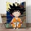 Dragon Ball Print Blanket All Season Parent-Child Matching Soft Flannel Warm Four Seasons Sofa Bed Nap Home Travel