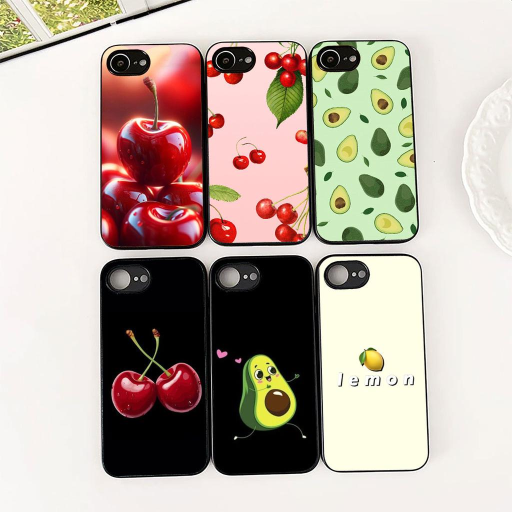 Cherry Strawberry Fruit Summer Avocado Phone Case for Samsung Galaxy A35 A36 A55 A26 A05 A06 A14 A50 A51 A53 A54 A12 A13 A23