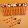 21Pcs Halloween Assorted Character Topper Writing Pens, Back to School Season Student Stationery, Spooky Festive Holiday themed Decorative Pen Set Ran