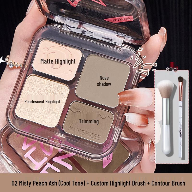 Mingxi Zhi Dynamic Four-Color Contour & Highlight Makeup Palette
