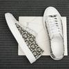 Lyxmärke Herr Casual Skor Hög Kvalitet Äkta Läder Bekväma Herr Sneakers Designer Andningsbara Sport Tennis Maskulin