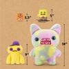 Fuggler Keychain Series 5 Funny Fugg Ugly Monster Plush Toys Cartoon Backpack Pendant Dolls Stuffed Peluche Gifts 10-11CM